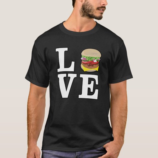 Liefde Burger T-shirt (Voorkant)
