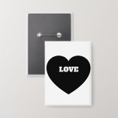 Liefde Button (Voorkant / Achterkant)