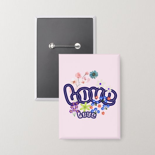 liefde button (Voorkant / Achterkant)
