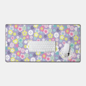 Liefde Buttonnen Paars Bureaumat (Keyboard & Muis)