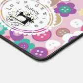 Liefde Buttonnen roze Bureaumat (Hoek)