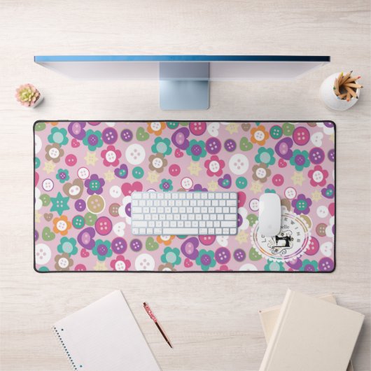 Liefde Buttonnen roze Bureaumat (Kantoor 1)