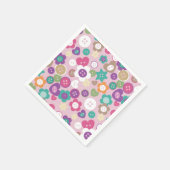 Liefde Buttonnen Roze Napkins Servet (Hoek)