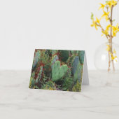 liefde cactus notecard kaart (Gele Bloem)