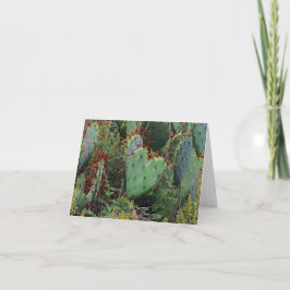 liefde cactus notecard kaart