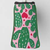 Liefde Cactus Patroon Golfheadcover (Draai 90)