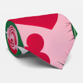 Liefde Cactus Patroon Stropdas (Opgerold)