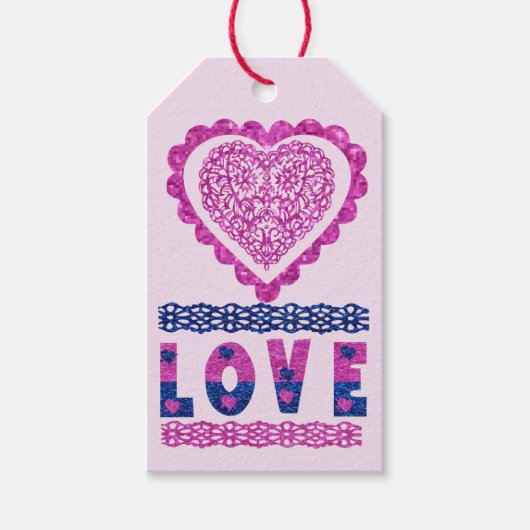 Liefde Cadeaubijsluiter Cadeaulabel (Voorkant)