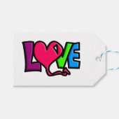 Liefde Cadeaulabel (Voorkant (Horizontaal))