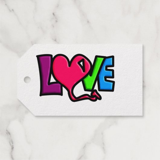 Liefde Cadeaulabels (Achterkant (horizontaal))
