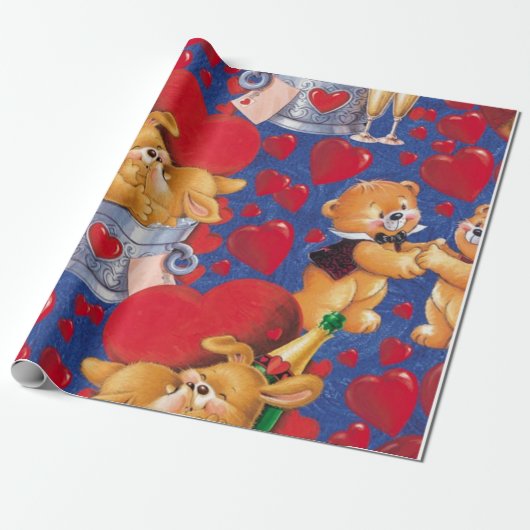 Liefde Cadeaupapier (Uitgerold)