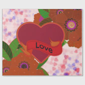 Liefde Cadeaupapier (Vlak)