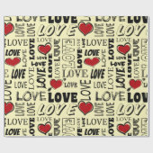 Liefde Cadeaupapier (Vlak)
