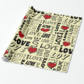 Liefde Cadeaupapier (Uitgerold)