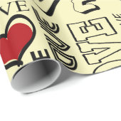 Liefde Cadeaupapier (Rol Hoek)