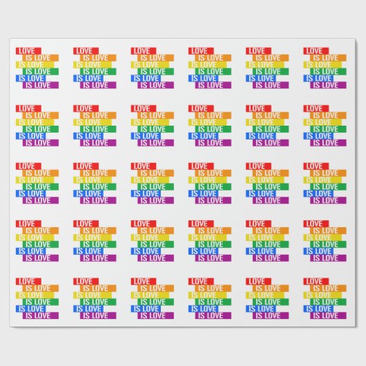 Liefde Cadeaupapier (Vlak)