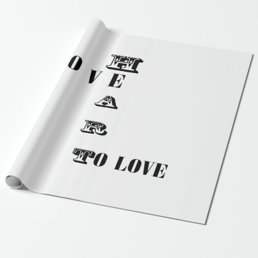Liefde Cadeaupapier (Uitgerold)