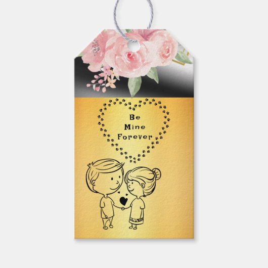 Liefde cadeautjes labels cadeaulabel (Voorkant)