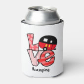 Liefde Camping #Camping Blikjeskoeler (Blikje Voorkant)