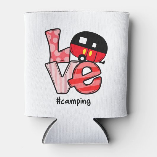 Liefde Camping #Camping Blikjeskoeler (Voorkant)