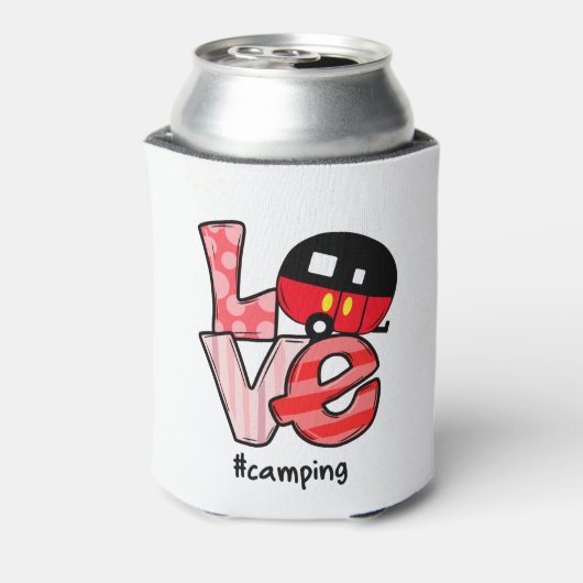 Liefde Camping #Camping Blikjeskoeler (Blikje Achterkant)