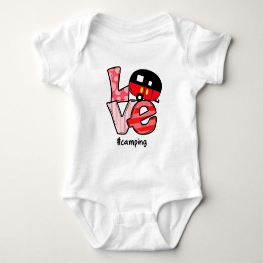 Liefde Camping #Camping Romper (Voorkant)