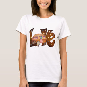 Liefde Camping  T-shirt