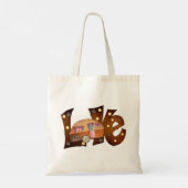 Liefde Camping  Tote Bag (Achterkant)
