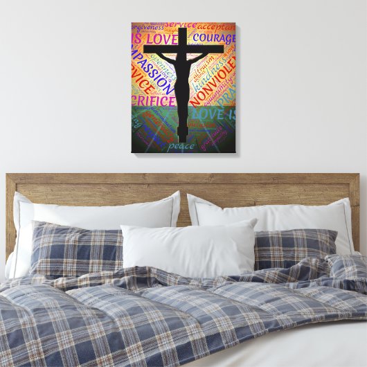 Liefde Canvas Afdruk (Insitu (Slaapkamer))