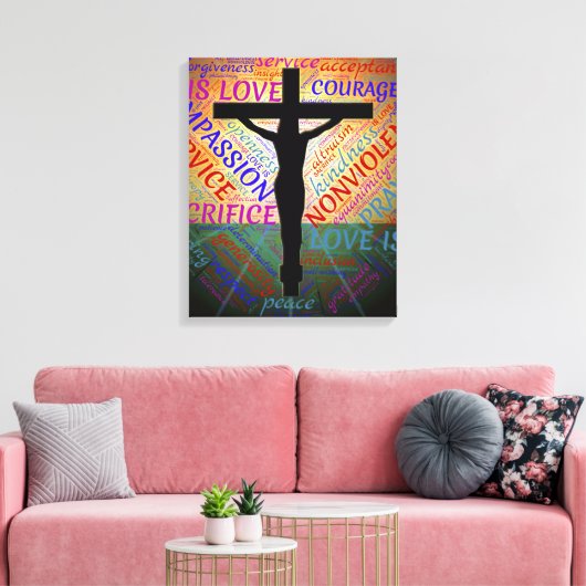 Liefde Canvas Afdruk (Insitu (Woonkamer))
