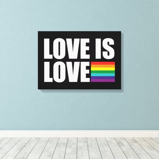 Liefde Canvas Afdruk (Insitu (Houten vloer))