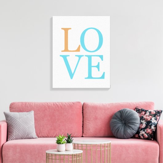 Liefde Canvas Afdruk (Insitu (Woonkamer))