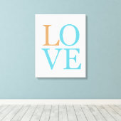 Liefde Canvas Afdruk (Insitu (Houten vloer))