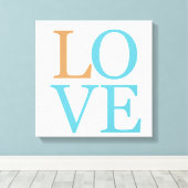 Liefde Canvas Afdruk (Insitu (Houten vloer))