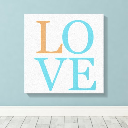 Liefde Canvas Afdruk (Insitu (Houten vloer))