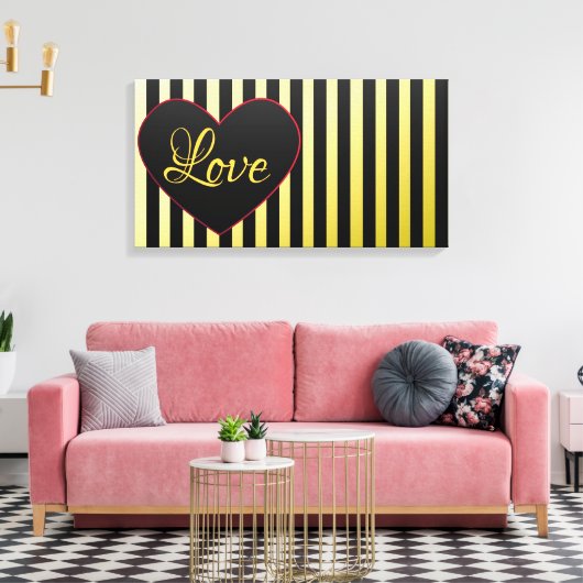Liefde Canvas Afdruk (Insitu (Woonkamer))
