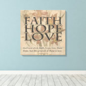 Liefde Canvas Afdruk (Insitu (Houten vloer))