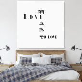 Liefde Canvas Afdruk (Insitu (Slaapkamer))