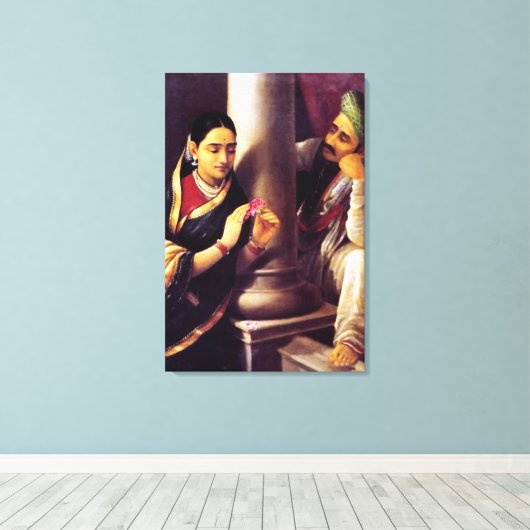 Liefde Canvas Afdruk (Insitu (Houten vloer))