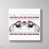 Liefde Canvas Afdruk (Voorkant)