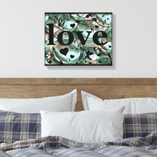 Liefde Canvas Afdruk (Insitu (Slaapkamer))