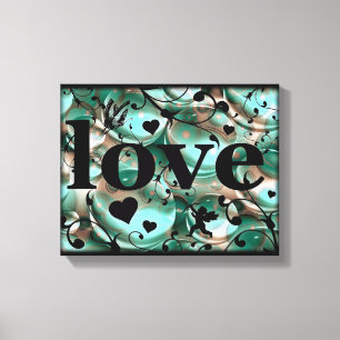 Liefde Canvas Afdruk