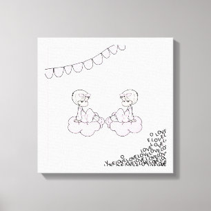 Liefde Canvas Afdruk