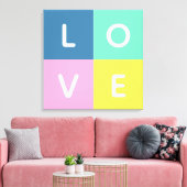 Liefde Canvas Afdruk (Insitu (Woonkamer))