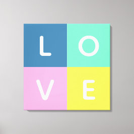 Liefde Canvas Afdruk