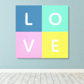 Liefde Canvas Afdruk (Insitu (Houten vloer))