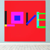 Liefde Canvas Afdruk (Insitu (Houten vloer))