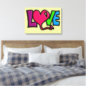 Liefde Canvas Afdruk (Insitu (Slaapkamer))