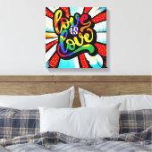 Liefde Canvas Afdruk (Insitu (Slaapkamer))