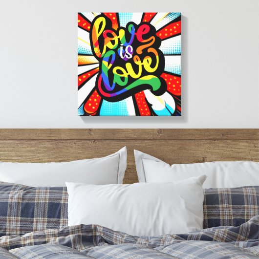 Liefde Canvas Afdruk (Insitu (Slaapkamer))